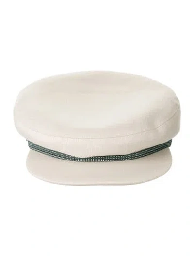 Pre-owned Hermes True Hemp Blend Cavale Pop Cap In Neutrals