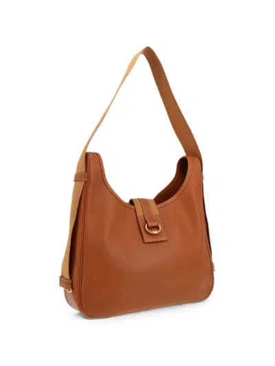 Pre-owned Hermes Tsako Courchevel Shoulder Bag In 褐色