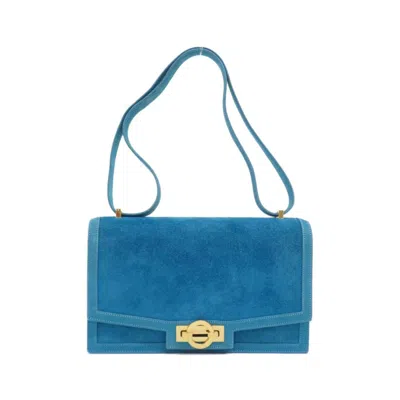 Pre-owned Hermes Turquoise Shoulder Bag ()