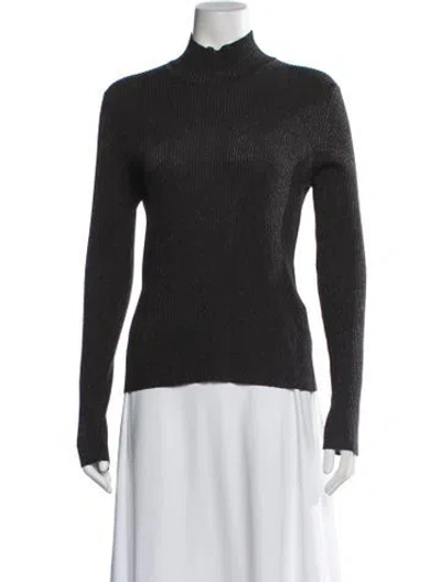 Pre-owned Hermes Turtleneck Sweater In Black