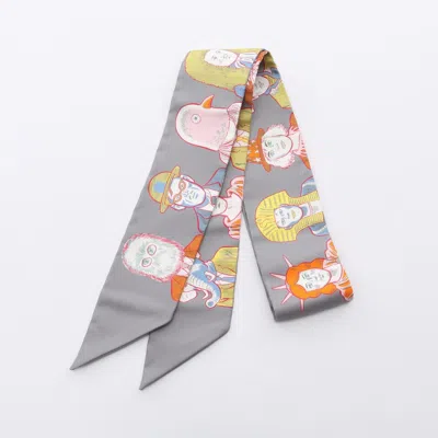 Pre-owned Hermes Twilly Silk Scarf () In Multi