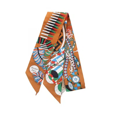 Pre-owned Hermes Twilly Silk Scarf () In Multi