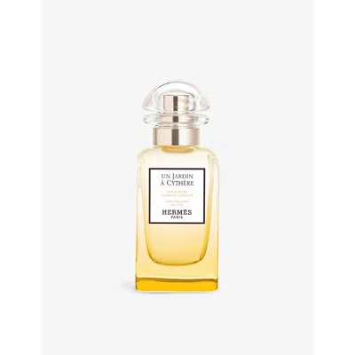 Hermes Un Jardin À Cythère Hair And Body Dry Oil In White