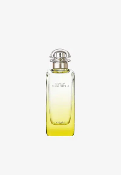 Hermes Un Jardin De Monsieur Li Eau De Toilette - 100 ml In Transparent