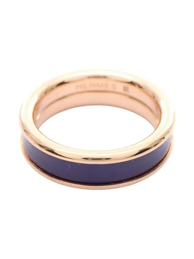 Pre-owned Hermes Uni Pm Ring In Pink