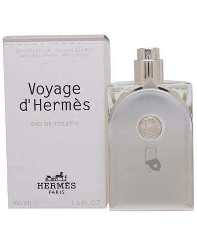 Hermes Hermès Unisex 3.3oz Voyage D' Edt Spray In White