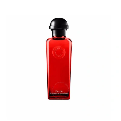 Hermes Unisex Eau De Rhubarbe Ecarlate Edc Spray 3.4 oz Fragrances 3346130009382 In Red   / White
