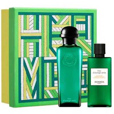 Hermes Unisex Eau D'orange Verte Gift Set Fragrances 3346130417217 In White