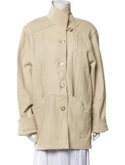 Pre-owned Hermes Utility Jacket In Neutral