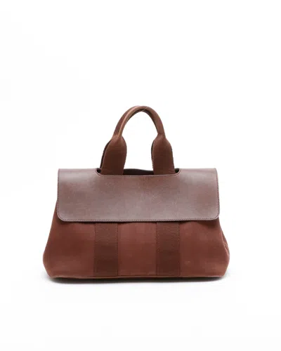 Pre-owned Hermes Hermès Valparaiso Pm Bag In Brown