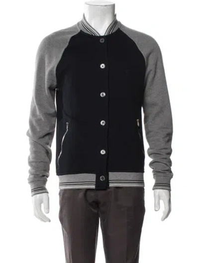 Pre-owned Hermes Varsity Jacket In Gray