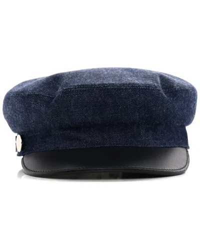 Pre-owned Hermes Hermès Vauban Cap 56, Size Canvas (authentic )