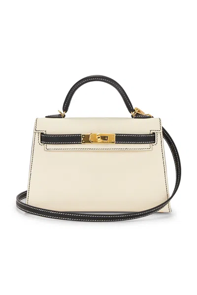 Pre-owned Hermes Veau Epsom Kelly 20 Handbag In Multi