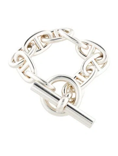 Pre-owned Hermes Very Large Chaine D'ancre Bracelet, 5.5" In Multi