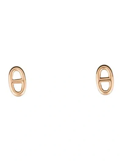 Pre-owned Hermes Very Small Farandole Stud Earrings In Multi