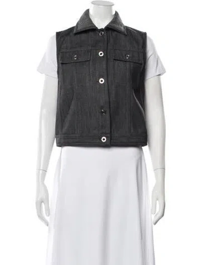 Pre-owned Hermes Vest In Grey