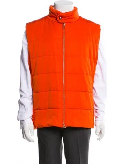 Pre-owned Hermes Vest In Orange