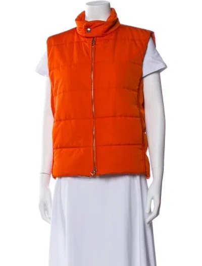 Pre-owned Hermes Vest In Orange