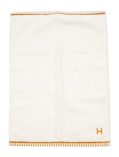 Pre-owned Hermes Vice Versa Hand Towel In Neutrals