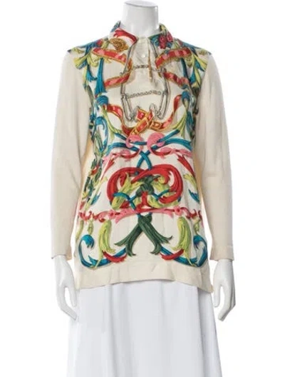 Pre-owned Hermes Vintage 1990's Sweater In Multi
