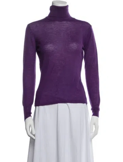 Pre-owned Hermes Vintage 1990's Sweater In Purple