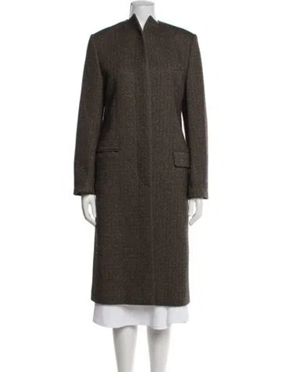 Pre-owned Hermes Vintage 2002 Coat In Brown