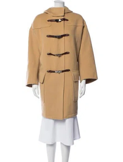 Pre-owned Hermes Vintage 2004 Coat In Neutrals
