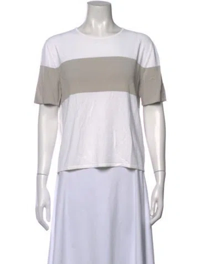Pre-owned Hermes Vintage 2004 T-shirt In White