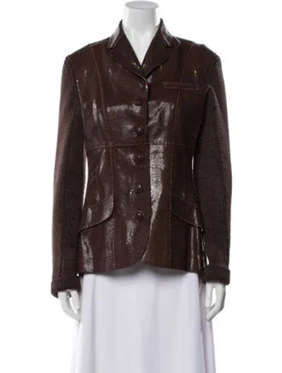 Pre-owned Hermes Vintage 2011 Blazer In Brown