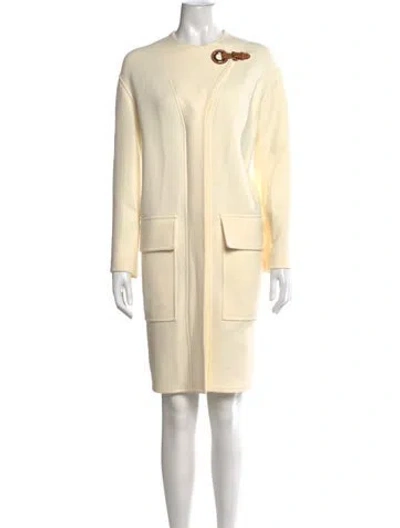 Pre-owned Hermes Vintage 2022 Coat In Neutrals