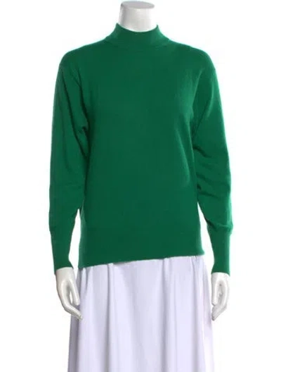 Pre-owned Hermes Vintage Cashmere Sweater In Green
