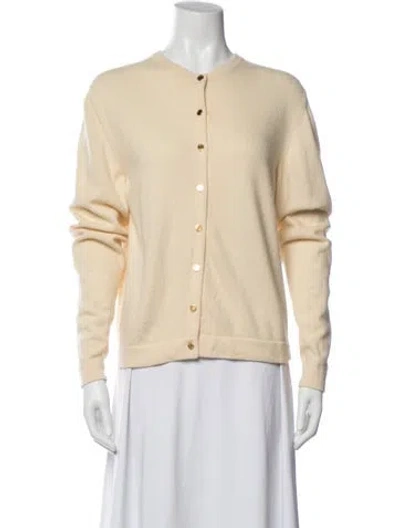 Pre-owned Hermes Vintage Cashmere Sweater In Neutrals