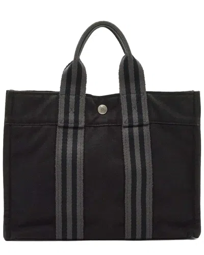 Pre-owned Hermes Hermès Vintage Cloth Handbag Fourre-tout (authentic Pre-loved)