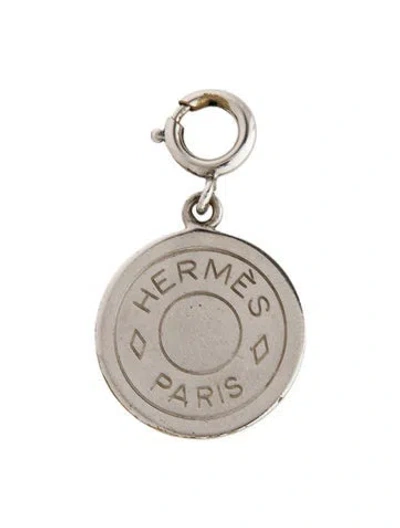 Pre-owned Hermes Vintage Clou De Selle Charm Pendant In Multicolor