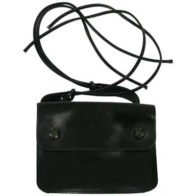 Pre-owned Hermes Vintage Dark Navy Blue Pochette Fanny Pack