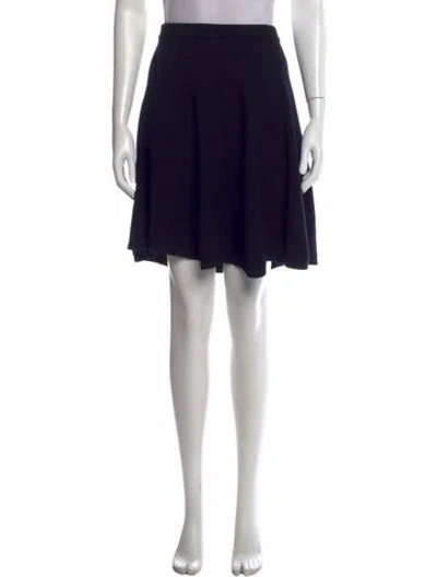 Pre-owned Hermes Vintage Knee-length Skirt In Black