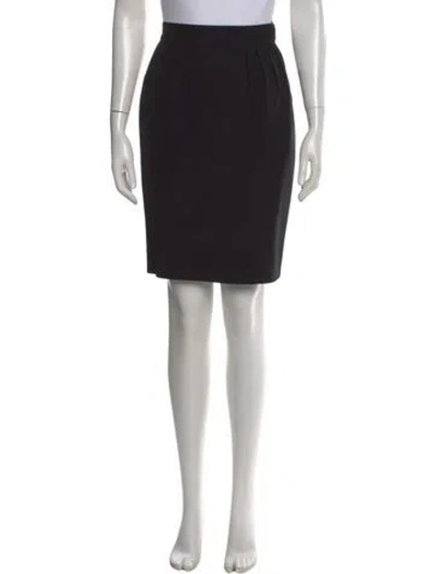 Pre-owned Hermes Vintage Knee-length Skirt In Black