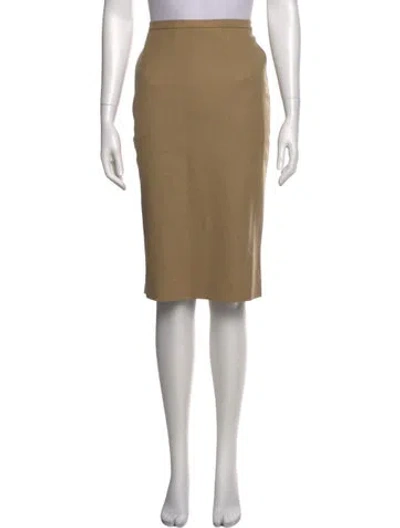Pre-owned Hermes Vintage Knee-length Skirt In Neutral