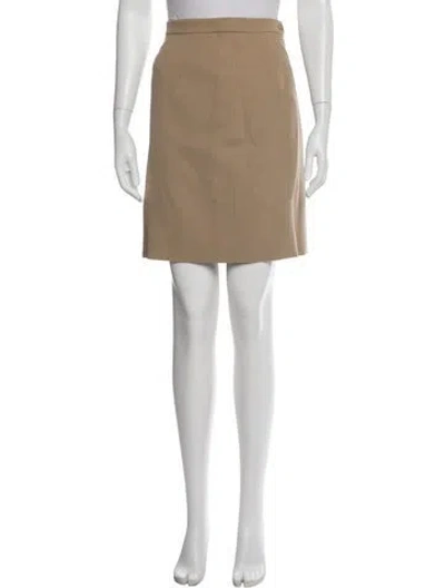 Pre-owned Hermes Vintage Knee-length Skirt In Neutral
