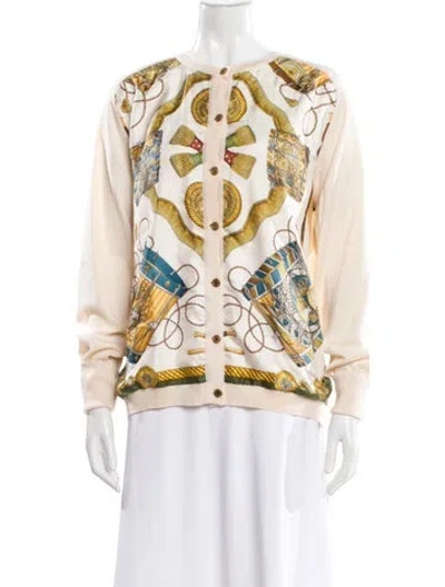 Pre-owned Hermes Vintage Late 1970's - Early 1980's Sweater In Neutral