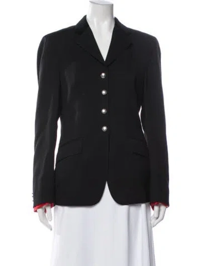 Pre-owned Hermes Vintage Late 1980's - Early 1990's Blazer In Black