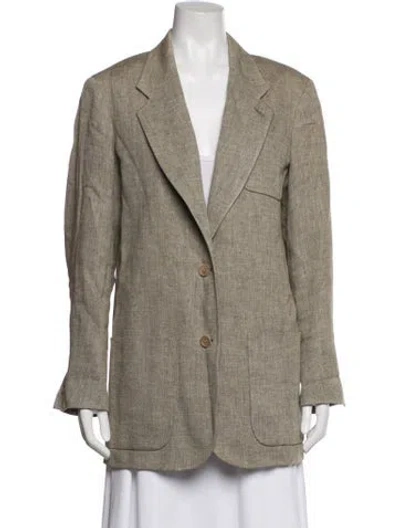 Pre-owned Hermes Vintage Late 1990's - Early 2000's Blazer In Neutrals