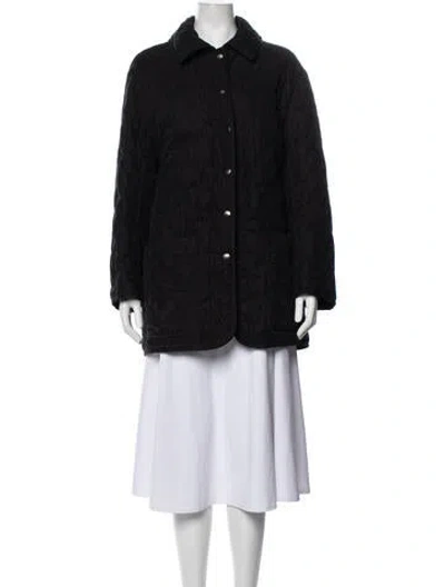 Pre-owned Hermes Vintage Late 1990's - Early 2000's Down Coat In Black