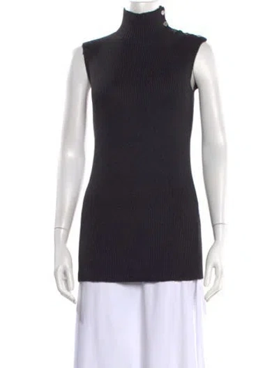 Pre-owned Hermes Vintage Late 1990's - Early 2000's Sweater In Black/grey