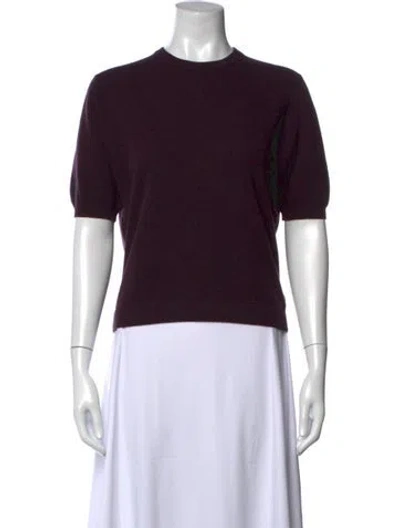 Pre-owned Hermes Vintage Late 1990's - Early 2000's Sweater In Burgundy
