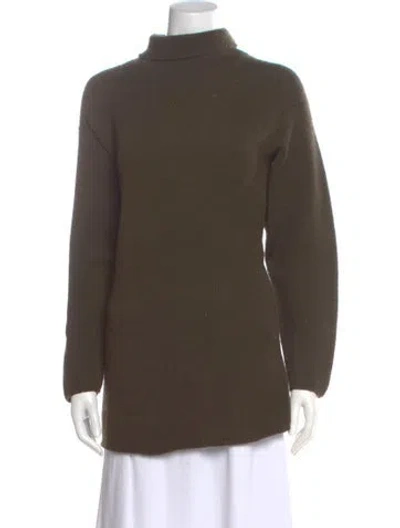 Pre-owned Hermes Vintage Late 1990's - Early 2000's Sweater In Green
