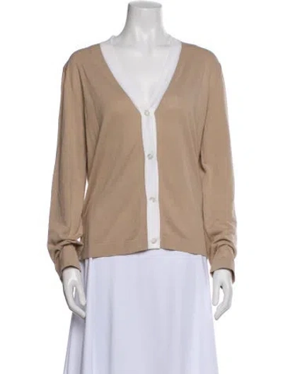 Pre-owned Hermes Vintage Late 1990's - Early 2000's Sweater In Neutral