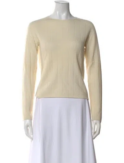 Pre-owned Hermes Vintage Late 1990's - Early 2000's Sweater In Neutral