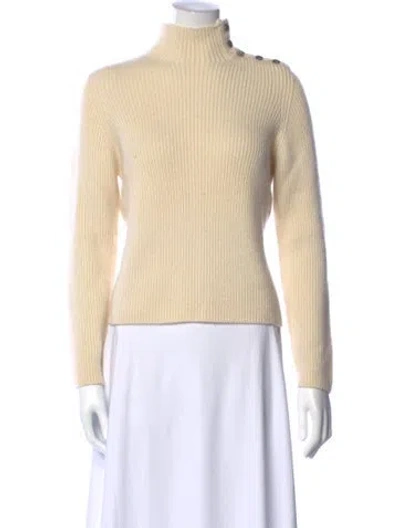 Pre-owned Hermes Vintage Late 1990's - Early 2000's Sweater In Neutral