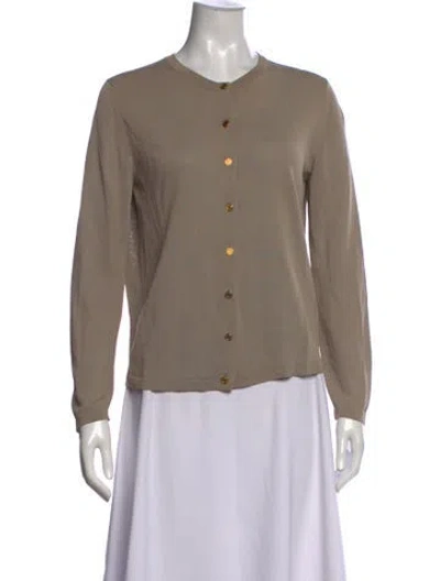 Pre-owned Hermes Vintage Late 1990's - Early 2000's Sweater In Neutral